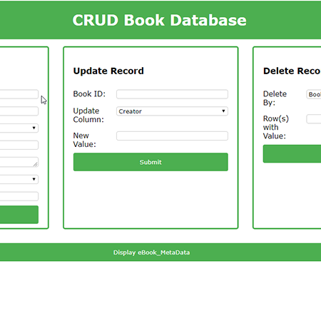 CRUD Database App